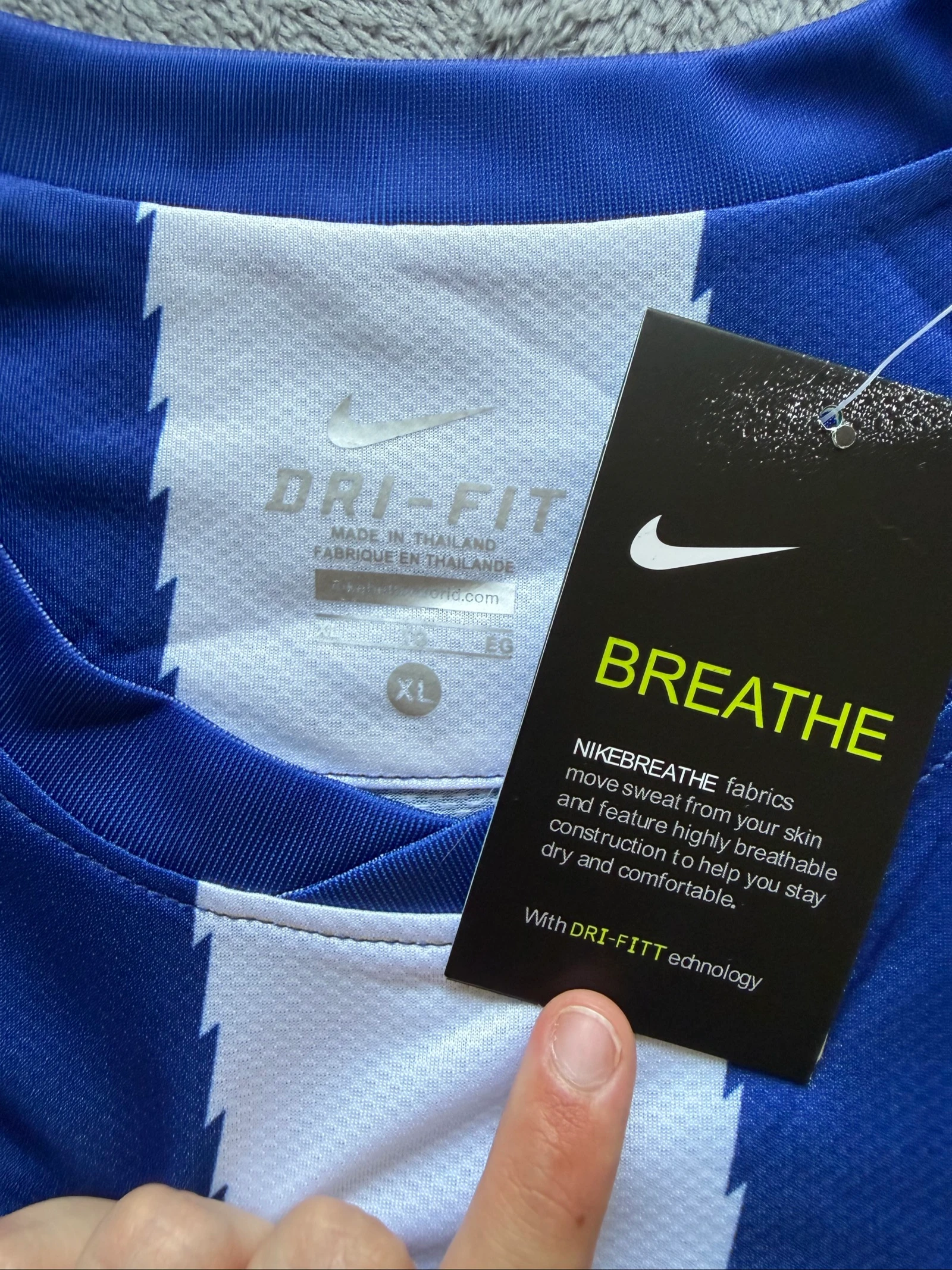 FC Porto 2014-15 Home Football Jersey TMN Nike Dri-FIT Taille XL – photo 4